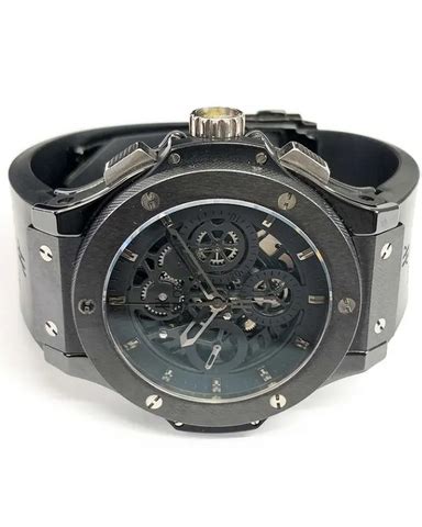 hublot aerobang steel|hublot rubber strap review.